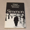 Georges Simenon Maigret ja varjokuva ikkunassa